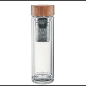 Tease Glass Water Tumbler Tea Coffee Infuser